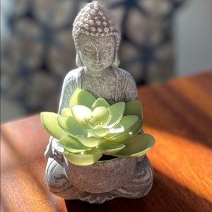 Premade Buddha Succulent Decor - 5.5 inches